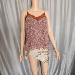 Everleigh Rust Floral Camisole Top